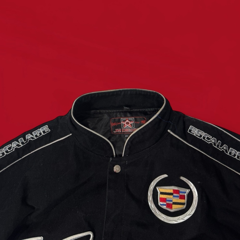 Vintage Cadillac Escalade Jeff Hamilton racing bomber jacket - Picture 2 of 7
